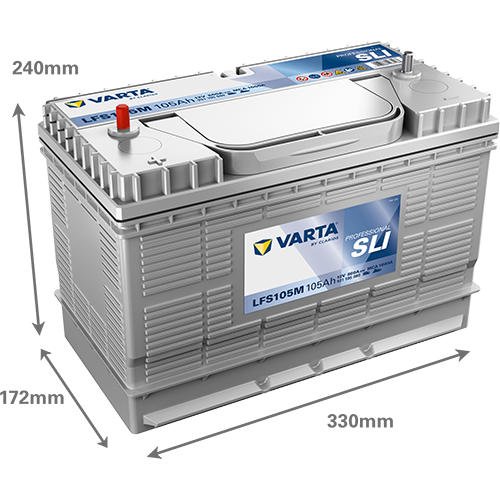 Varta LFS105M PROFESSIONAL SLI 931105080 105Ah – Bild 2