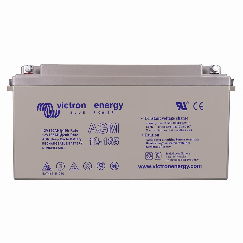 Victron AGM 12V 165Ah – Deep-Cycle Batterie
