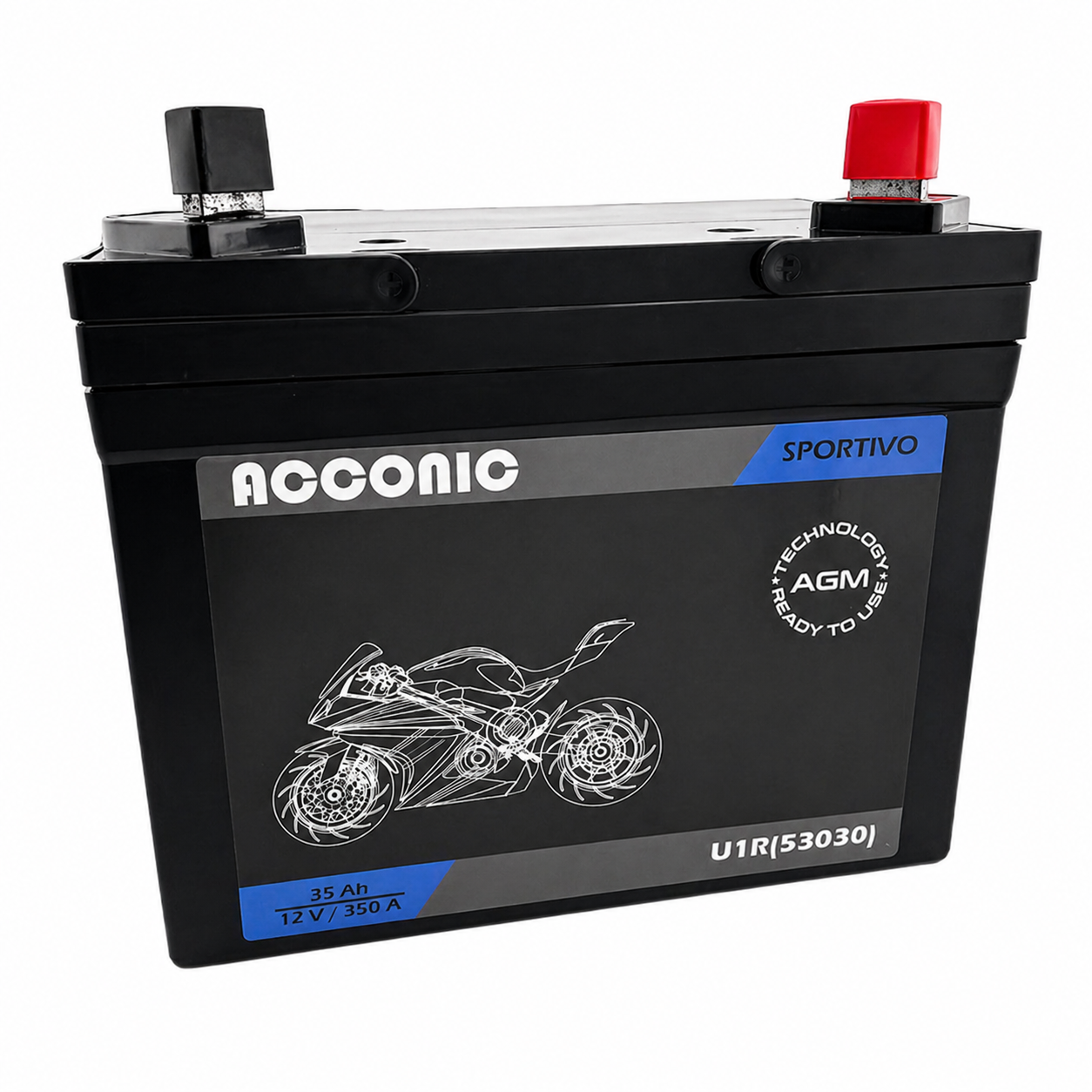 Rasentraktor Batterie 35Ah Sportivo (DIN 53030) AGM