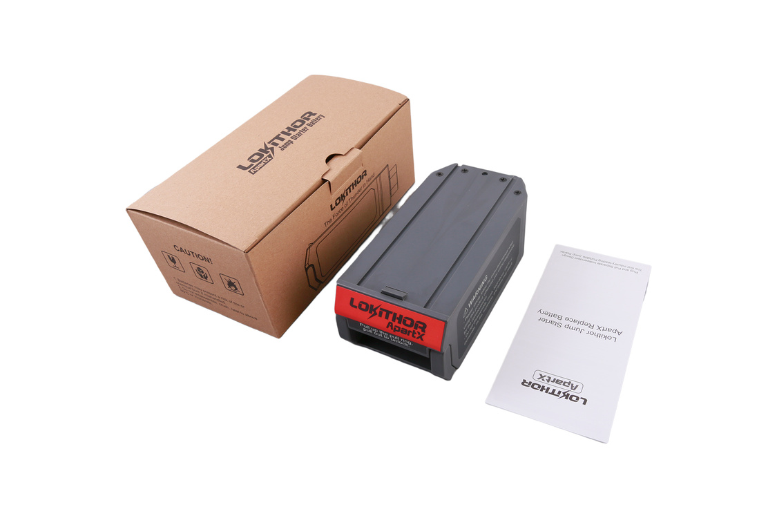 LOKITHOR LO-LIPOX 4000A Starthilfebatterie kompatibel mit ApartX – Bild 2