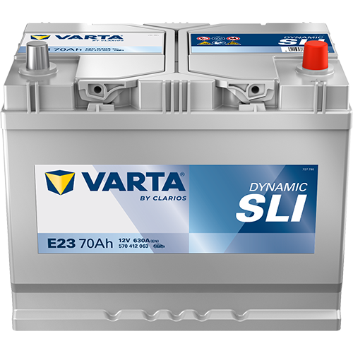 Varta E23 Dynamic SLI 570 412 063 Autobatterie 70Ah (Blue Dynamic)