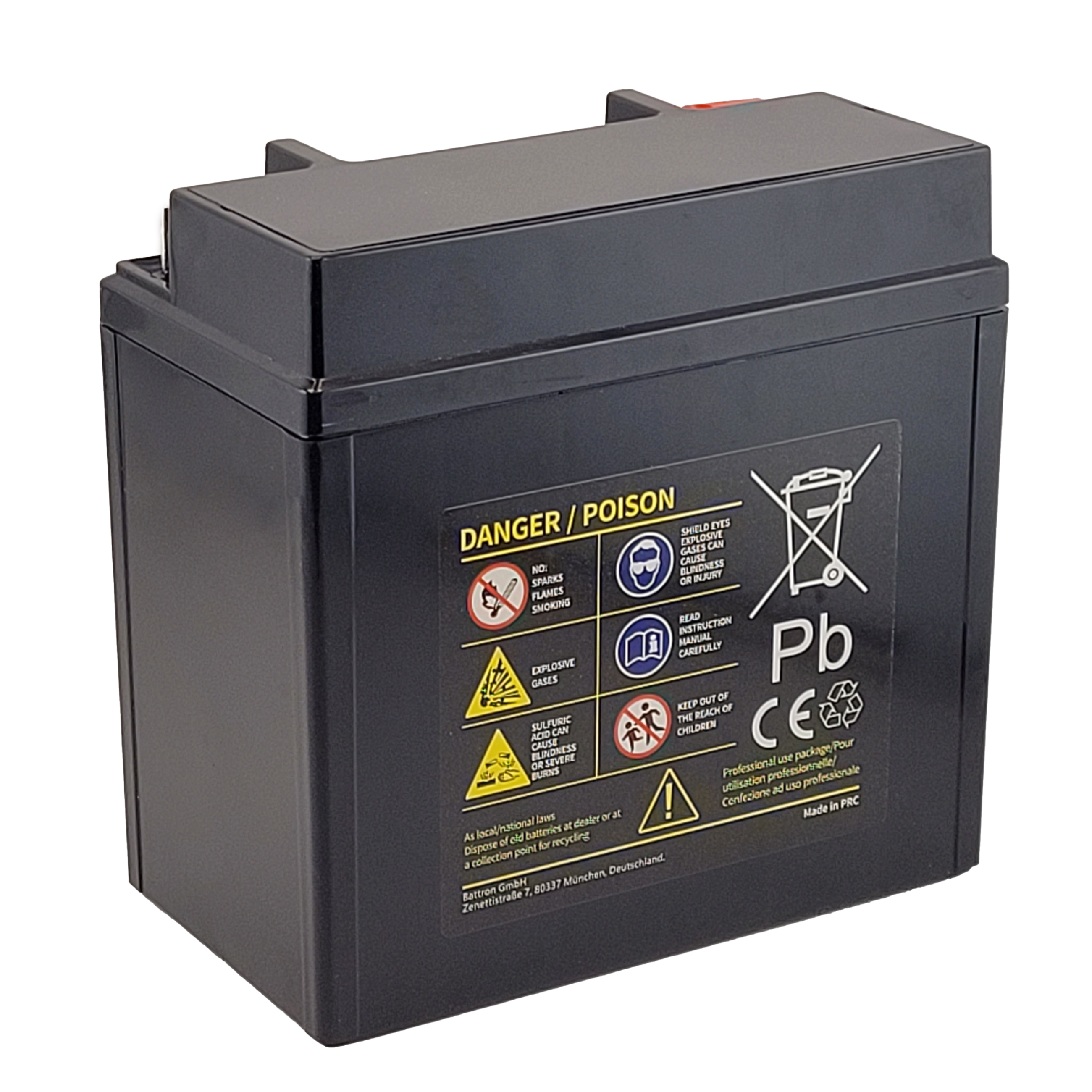 ACCONIC Sportivo AGM YB9-BS Motorradbatterie 9 Ah 12V (DIN 50914) – Bild 2