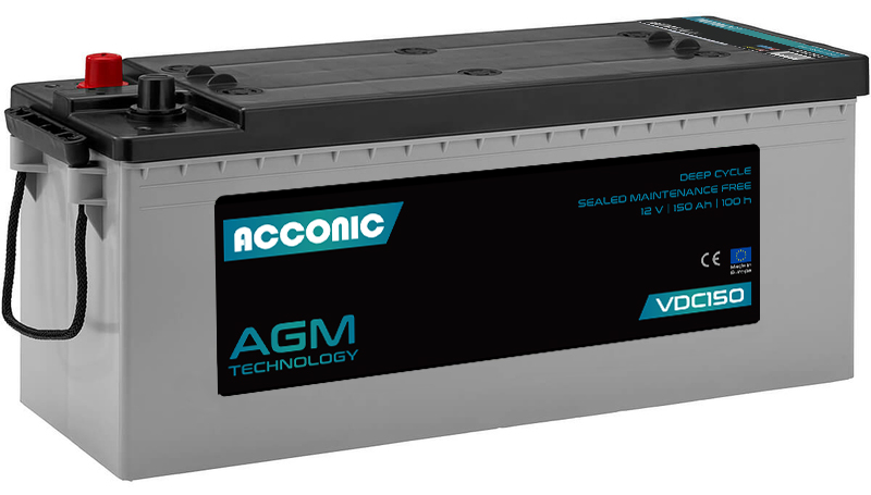 ACCONIC VDC150 Deep Cycle AGM 150Ah Batterie
