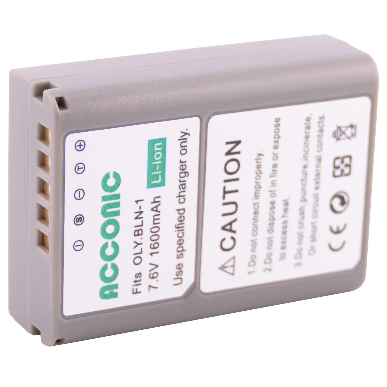 Acconic Photon Series BLN-1 Ersatz Akku für Olympus PS-BLN-1 OMD EM1 EM5 – Bild 3