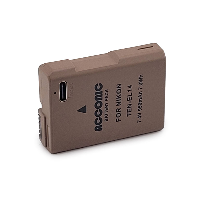 Acconic Photon Series TC-EN-EL14 Ersatz Akku mit USB-C für Nikon EN-EL14 – Bild 3
