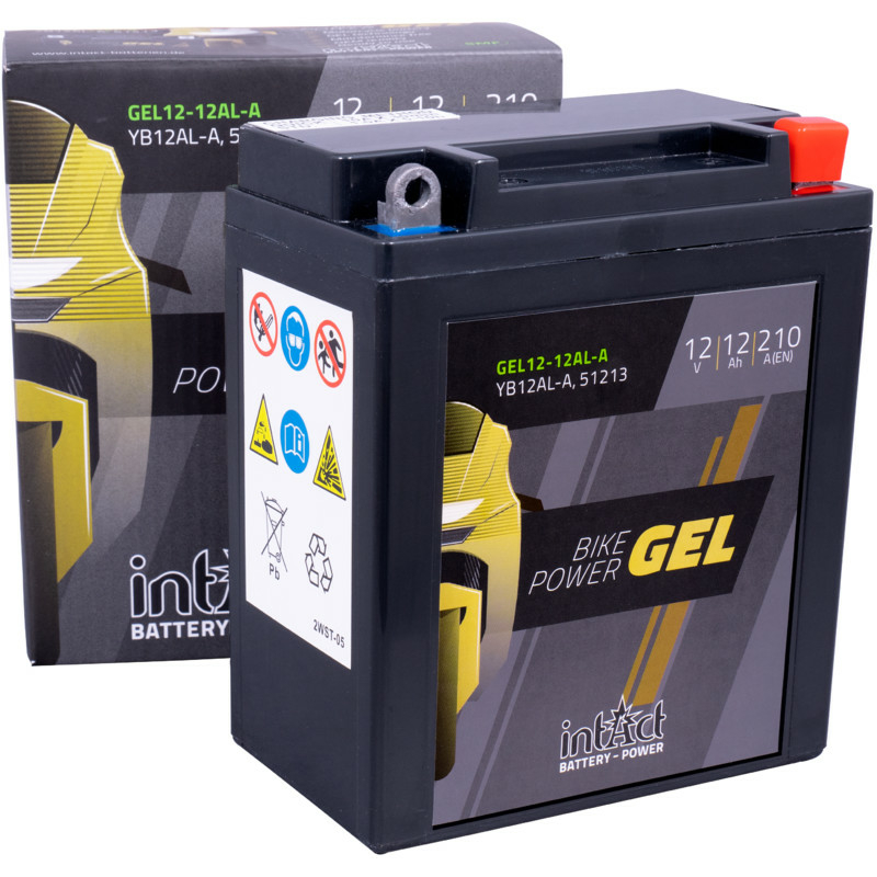 Intact GEL12-12AL-A Bike-Power GEL 12Ah Motorradbatterie (DIN 51213) YB12AL-A – Bild 2