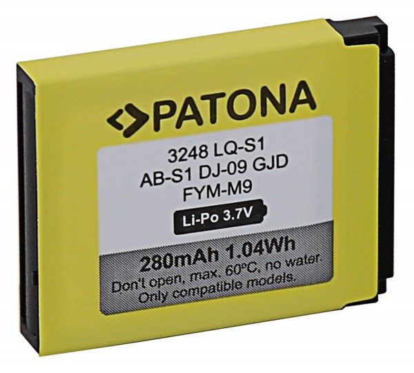 Akku f. LQ-S1 AB-S1 DJ-09 GJD FYM-M9 von Patona