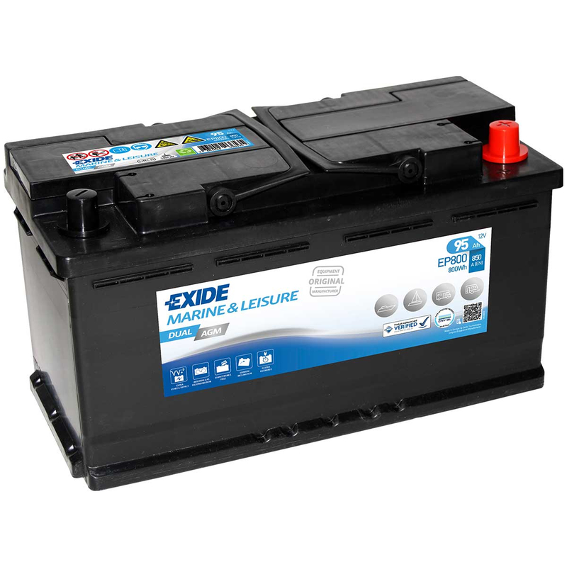 Exide-EP800-Dual-AGM-95Ah-Batterie