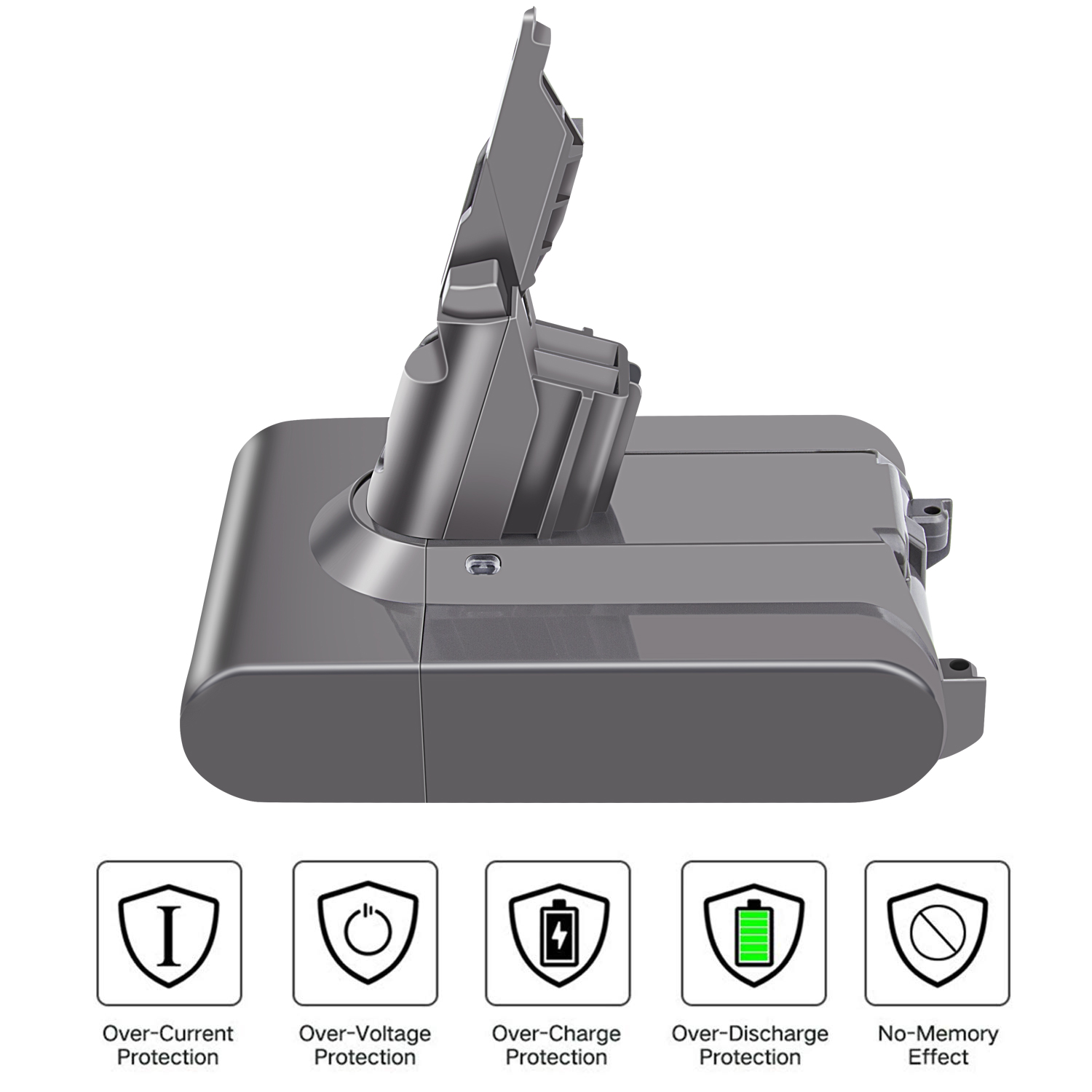 Acconic Akku 2500mAh für Dyson V7 Motorkopf Trigger Tier Auto+Boot Absolut SV11 968670-02 9686 – Bild 5
