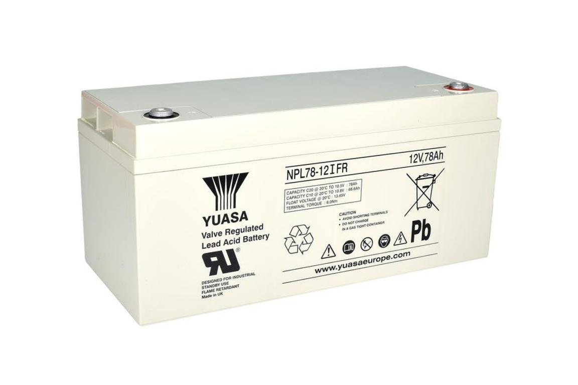 Yuasa NPL78-12IFR 12V 78Ah USV-Batterie - Longlife