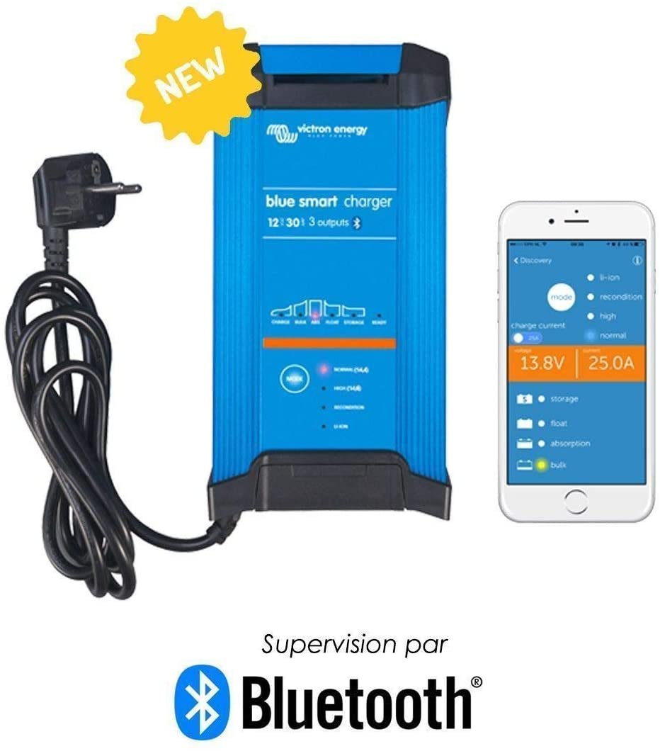 Victron Blue Smart IP22 12/15 – Batterieladegerät 12V 15A (3 Ausgänge) – Bild 3