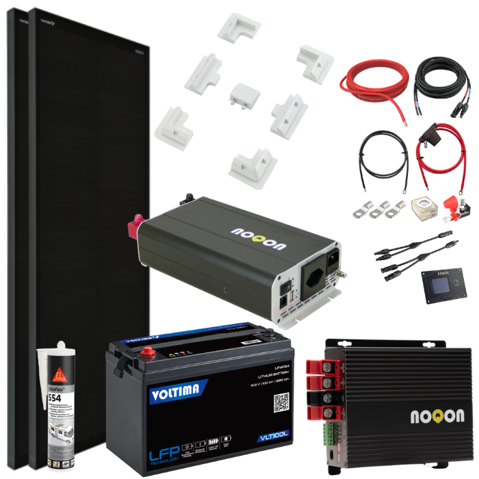 Wohnmobil Komplett-Set MEDIUM - mit Lithium Batterie