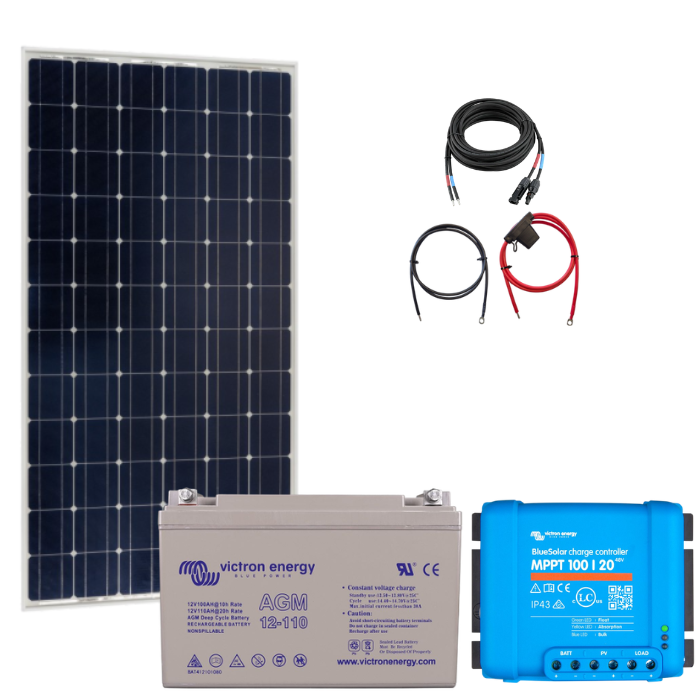 Victron Solaranlage Basic-Set MEDIUM - mit AGM Batterie