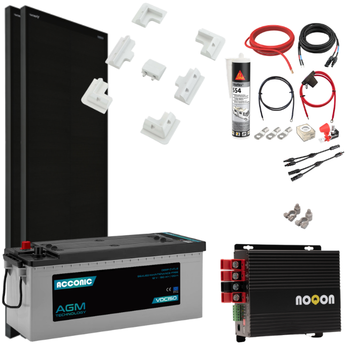 Wohnmobil Komplett-Set MEDIUM - mit AGM Batterie