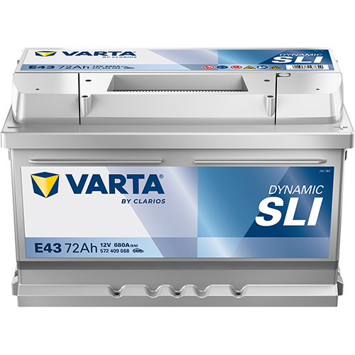 Varta E43 Dynamic SLI 572 409 068 Autobatterie 72Ah (Blue Dynamic)