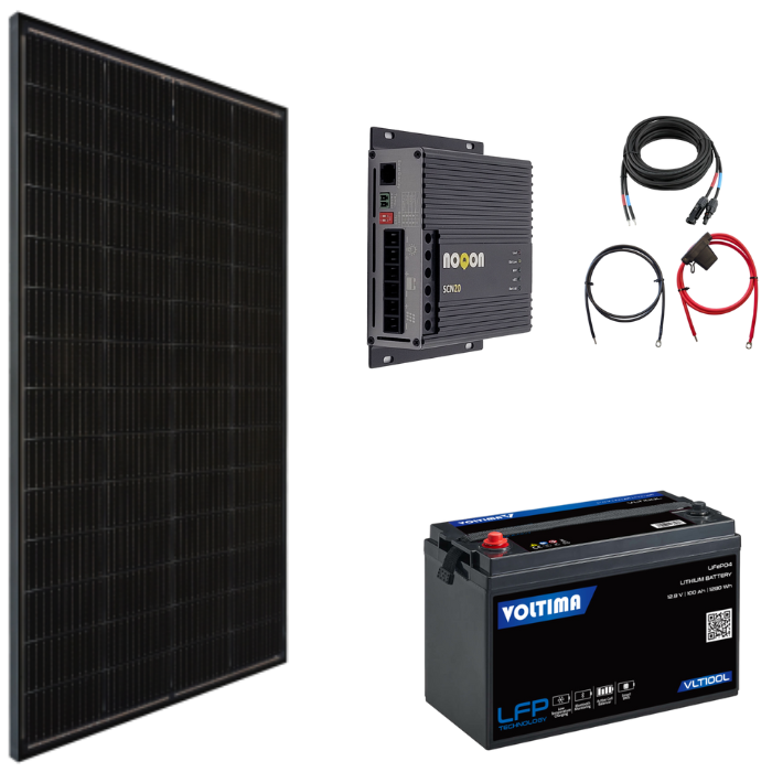 Solaranlage Basic-Set MEDIUM - mit Lithium Batterie