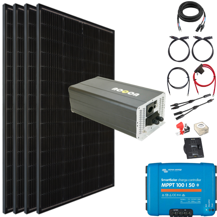 Solaranlage Komplett-Set EXTRA LARGE - ohne Batterie