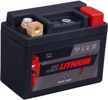 Intact LI-01 Bike-Power Lithium 2Ah Motorradbatterie LTM7L