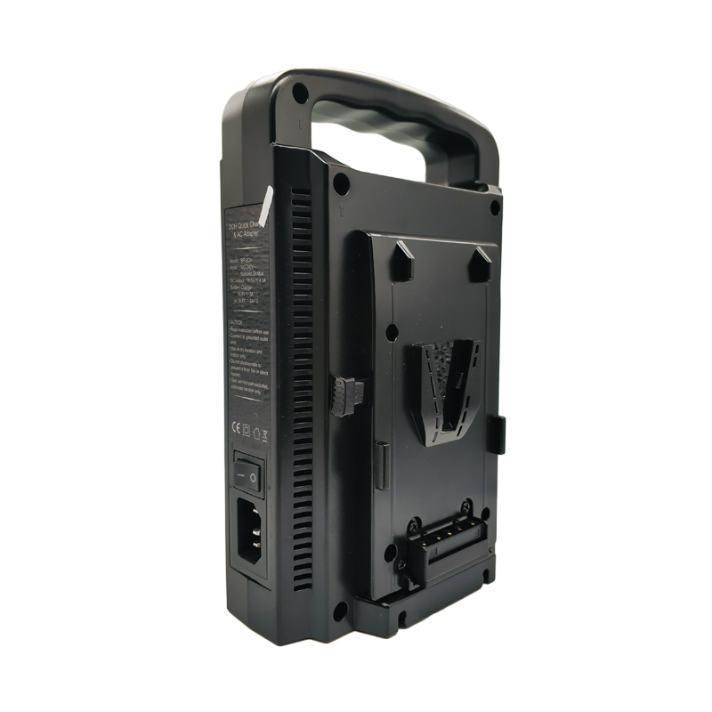 Acconic Dual V-Mount Ladegerät f. Sony BP-95W BP-GL65 BP-190WS mit 4-Pin XLR Kabel – Bild 2