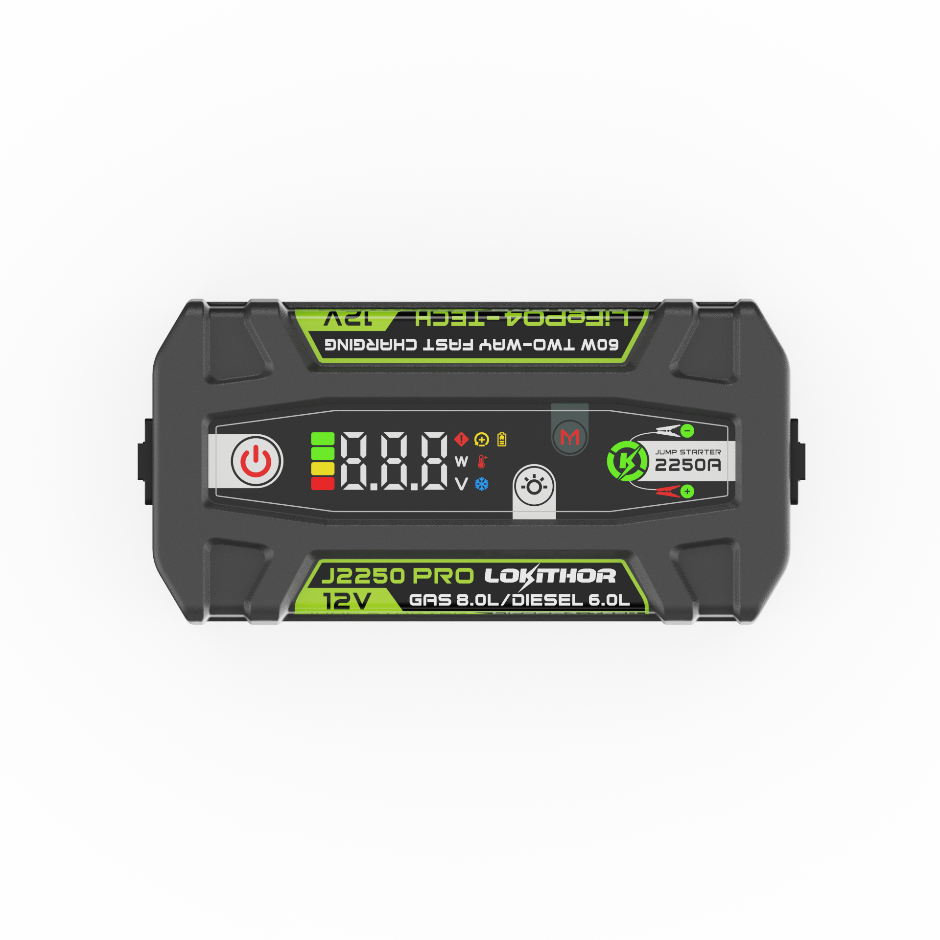 LOKITHOR J2250 Pro 12V LIFEPO4 Jump Starter 2250 Amps – Bild 2