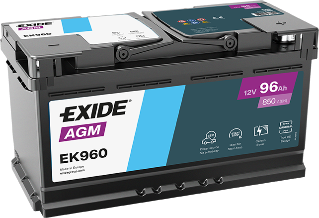 Exide EK960 AGM 96Ah Autobatterie 595 901 085