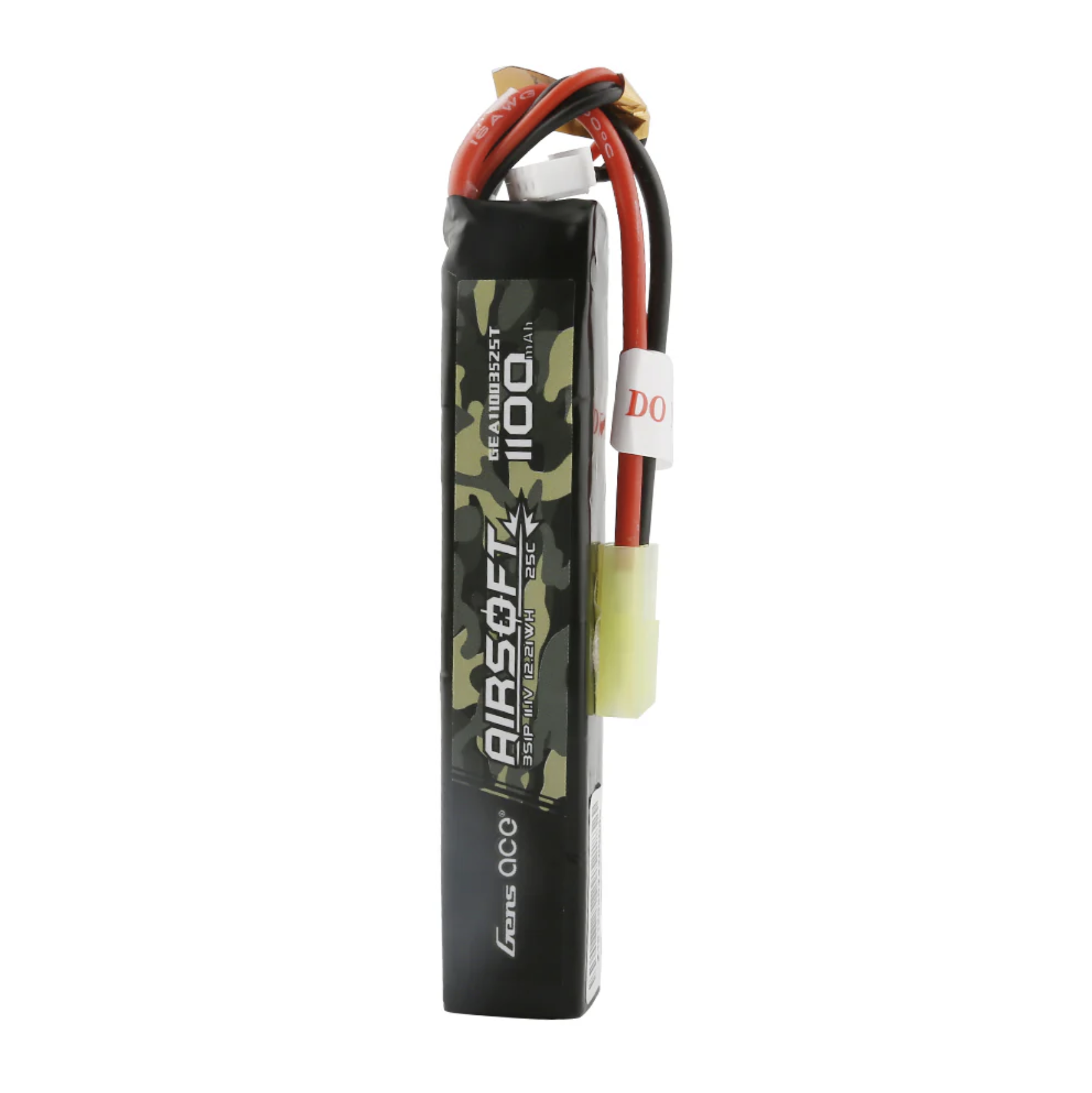 Gens ace 1100mAh 11.1V 25C 3S1P Airsoft Gun Lipo Batterie mit mini Tamiya Stecker GEA11003S25T