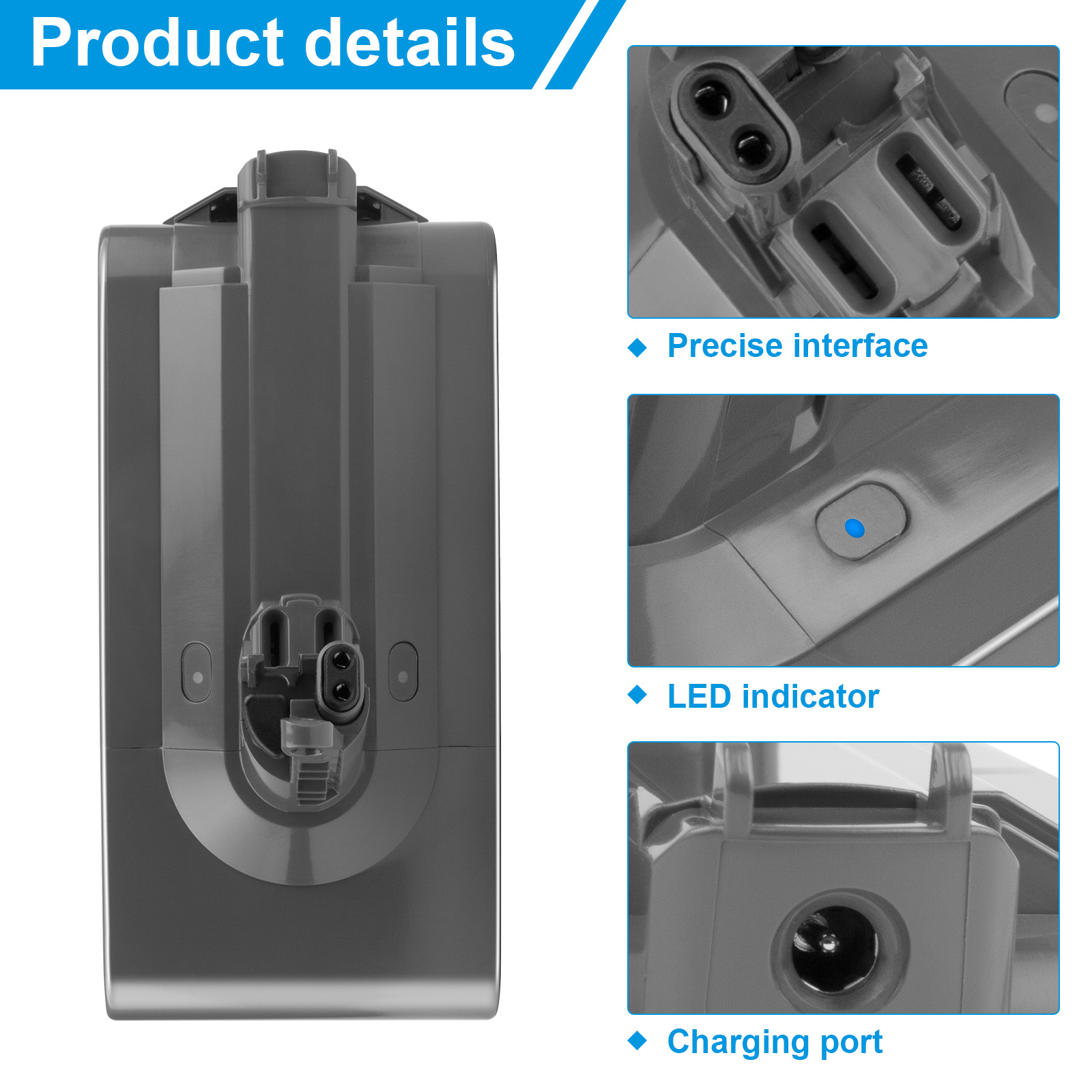 Acconic Akku 3900mAh für Dyson V11 Absolute V11 Complete V11 Fluffy 970343-05 (B-WARE) – Bild 4