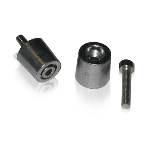 Intact 1Paar (+/-) Poladapter F-M5 (Innengewinde M5) auf DIN-Pole