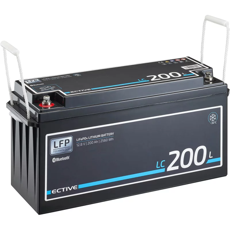 ECTIVE LC 200L BT LT 12V LiFePO4 Lithium Versorgungsbatterie 200 Ah – Bild 2