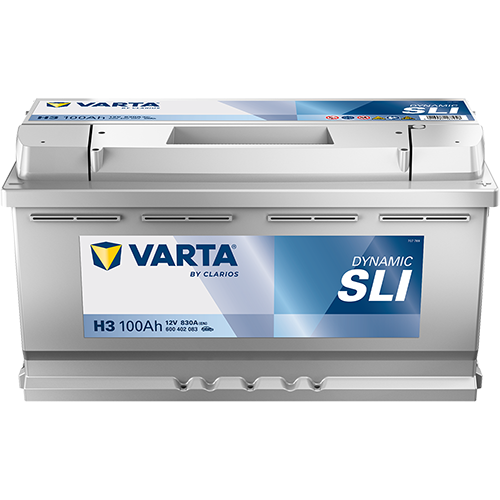 Varta H3 Dynamic SLI 600 402 083 Autobatterie 100Ah (Silver Dynamic)