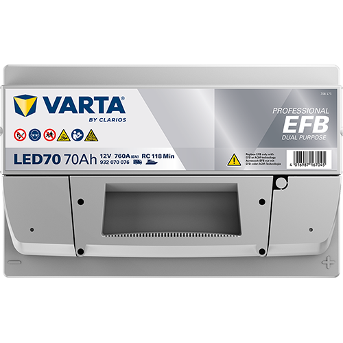 Varta LED70 Professional EFB 70AH Batterie – Bild 5