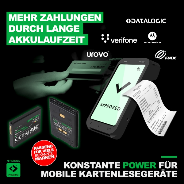 PATONA Premium Akku für Verifone VX675 BPK260–001 – Bild 2