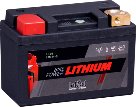Intact LI-03 Bike-Power Lithium 4Ah Motorradbatterie LTM14-B