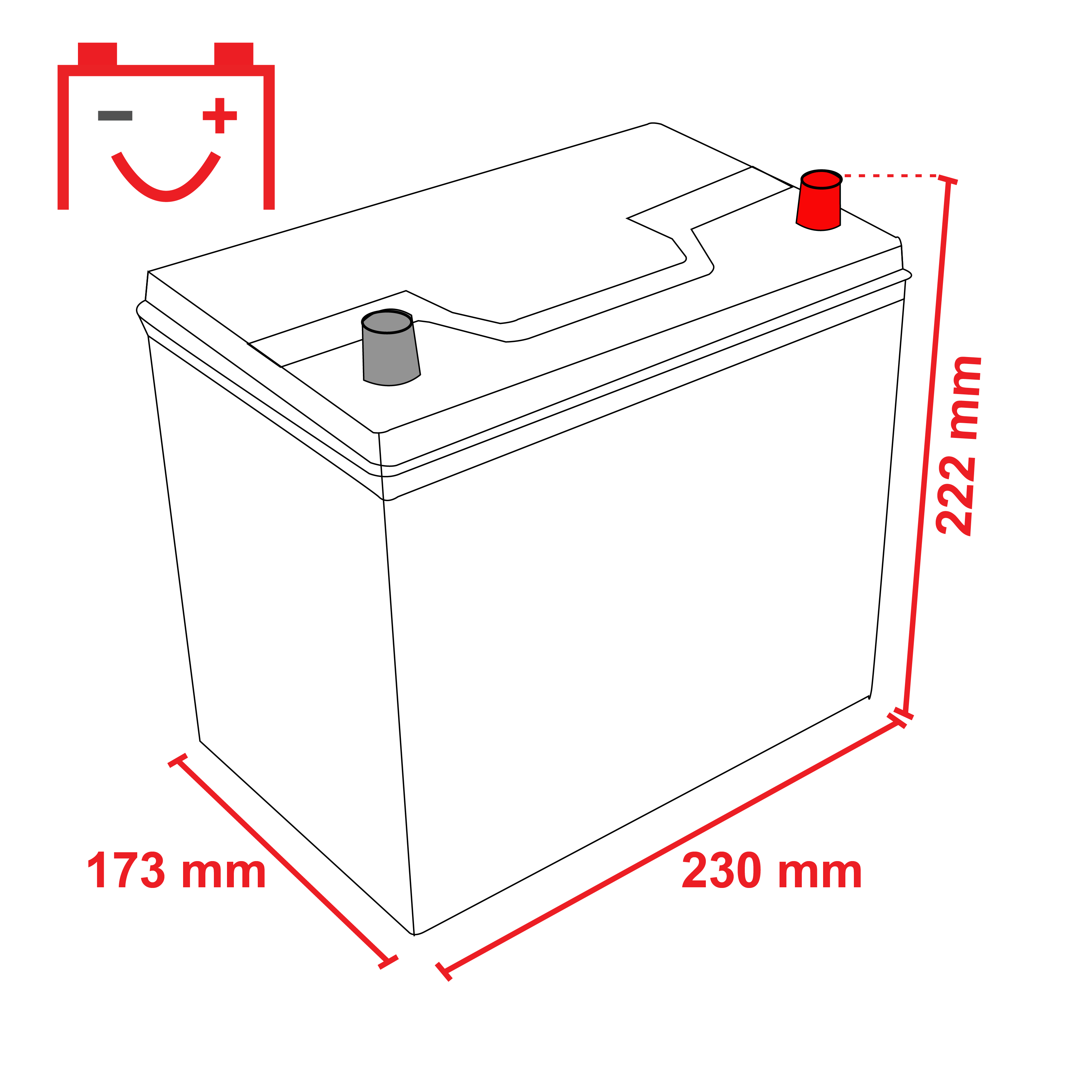 Voltic VP56068 Perfomance 65Ah Autobatterie 560 410 054