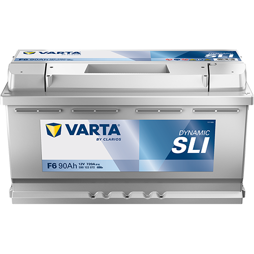 Varta F6 Dynamic SLI 590 122 072 Autobatterie 90Ah (Black Dynamic)