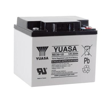 Yuasa REC50-12I 12V 50Ah AGM-Batterie