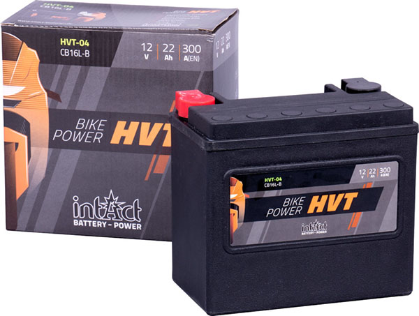Intact HVT-04 Bike-Power HVT 22Ah Motorradbatterie (DIN 51911) YB16L-B – Bild 2