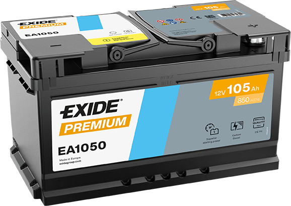 Exide EA1050 Premium 105Ah Autobatterie