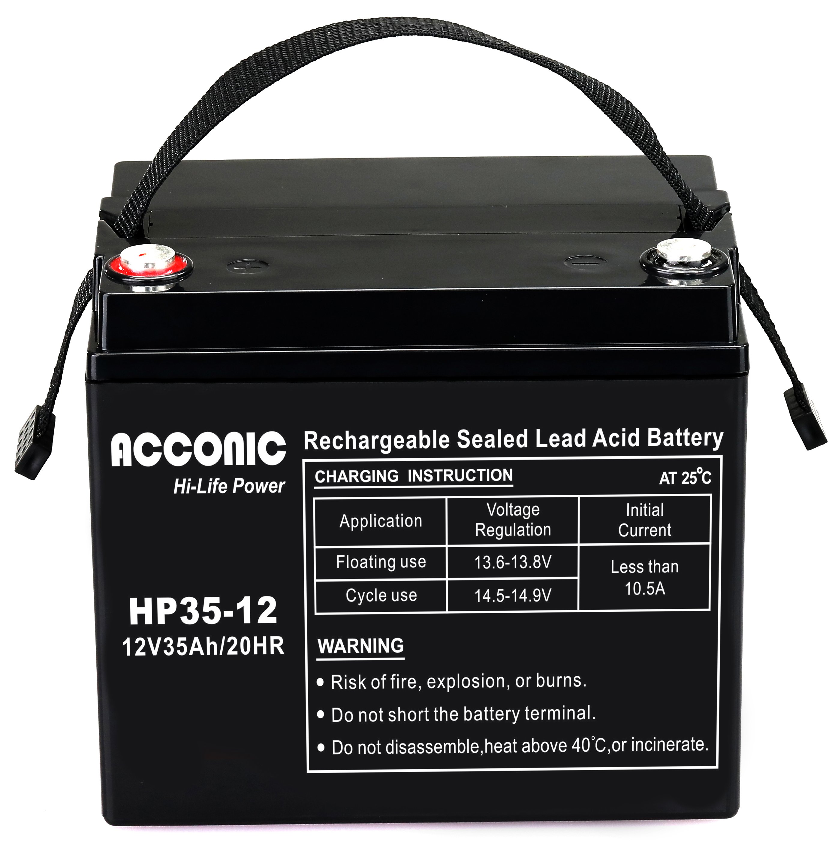 Acconic HP35-12 Hi-Life Power AGM 12V 35Ah Bleiakku