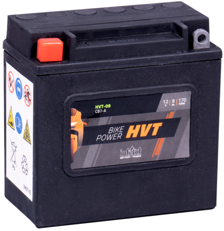Intact HVT-09 Bike-Power HVT 7Ah Motorradbatterie (DIN 50813) YB7-A
