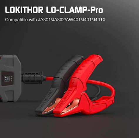 LOKITHOR Überbrückungskabel mit EC8-Stecker für Starthilfegeräte (Clamp Pro) – Bild 2