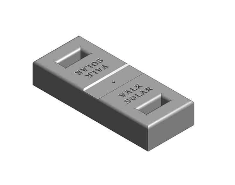 Van Der Valk 750520 Beton Masseblock Freilandmontage ValkPro+ L10