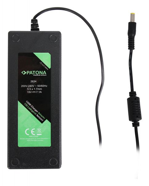 Premium 135W 19V 7,1A Synchron Netzteil 5,5 x 1,7mm von Patona