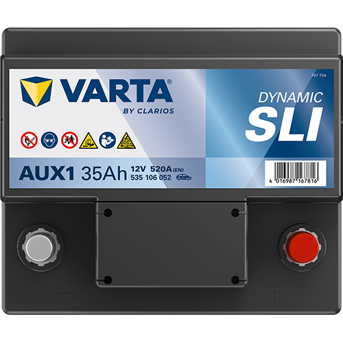 Varta AUX1 Dynamic SLI 535 106 052 Stützbatterie 35Ah (Silver Dynamic) – Bild 4
