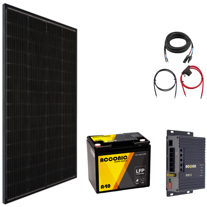 Solaranlage Basic-Set EXTRA SMALL - mit Lithium Batterie