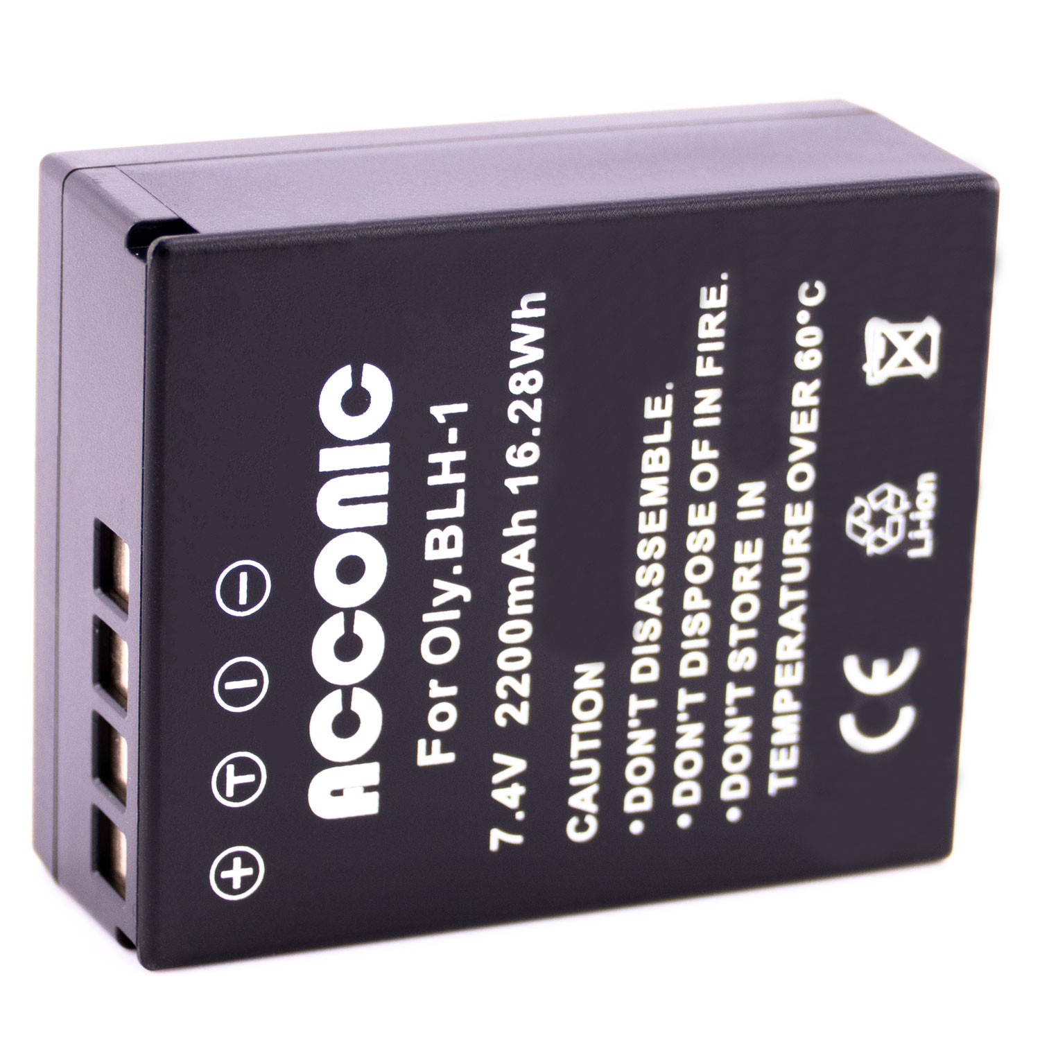 Acconic Photon Series BLH-1 Ersatz Akku für Olympus BLH-1 OM-D EM-1 Mark 2 EM-1 Mark II – Bild 3
