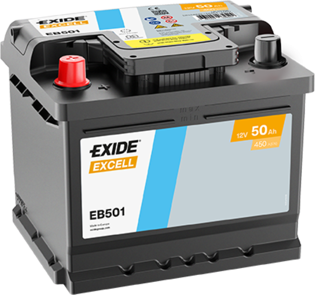 Exide EB501 Excell 50Ah Autobatterie 545 413 040