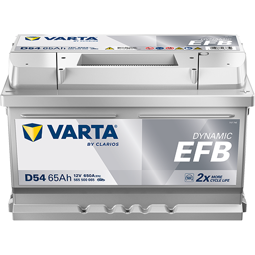 Varta D54 Dynamic EFB 565 500 065 Autobatterie 65Ah (Blue Dynamic)