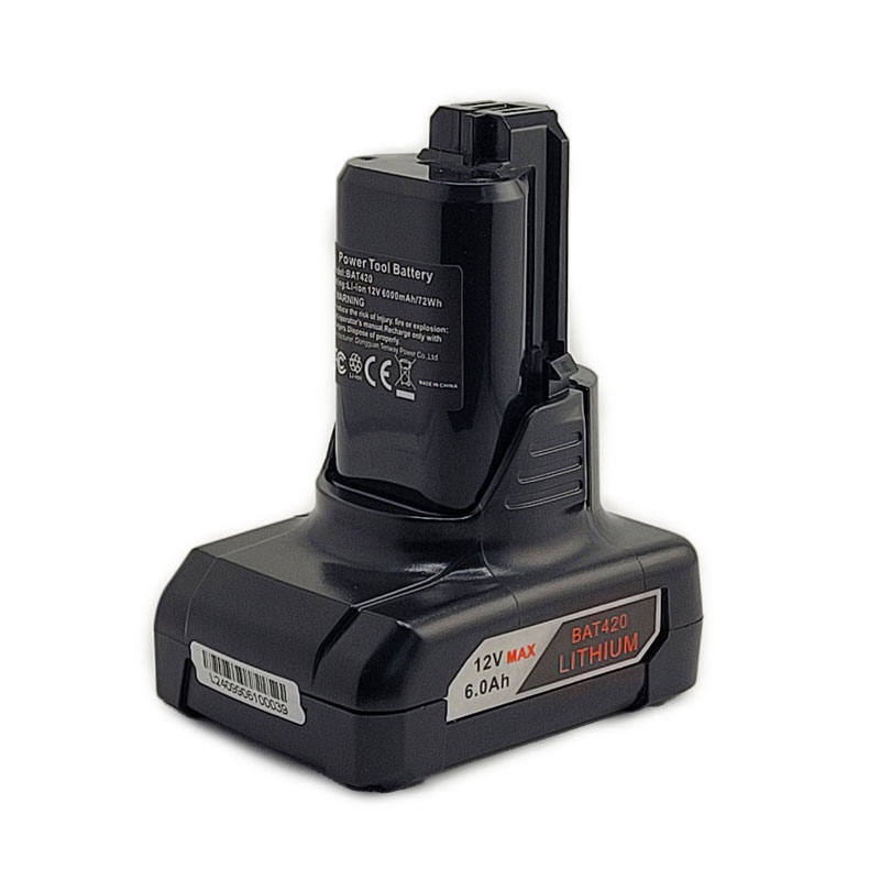 Acconic Werkzeug Akku für Bosch BAT420, GBA 12V 30, D-70745 2607336013 26073360 12V 6.0 Ah – Bild 2