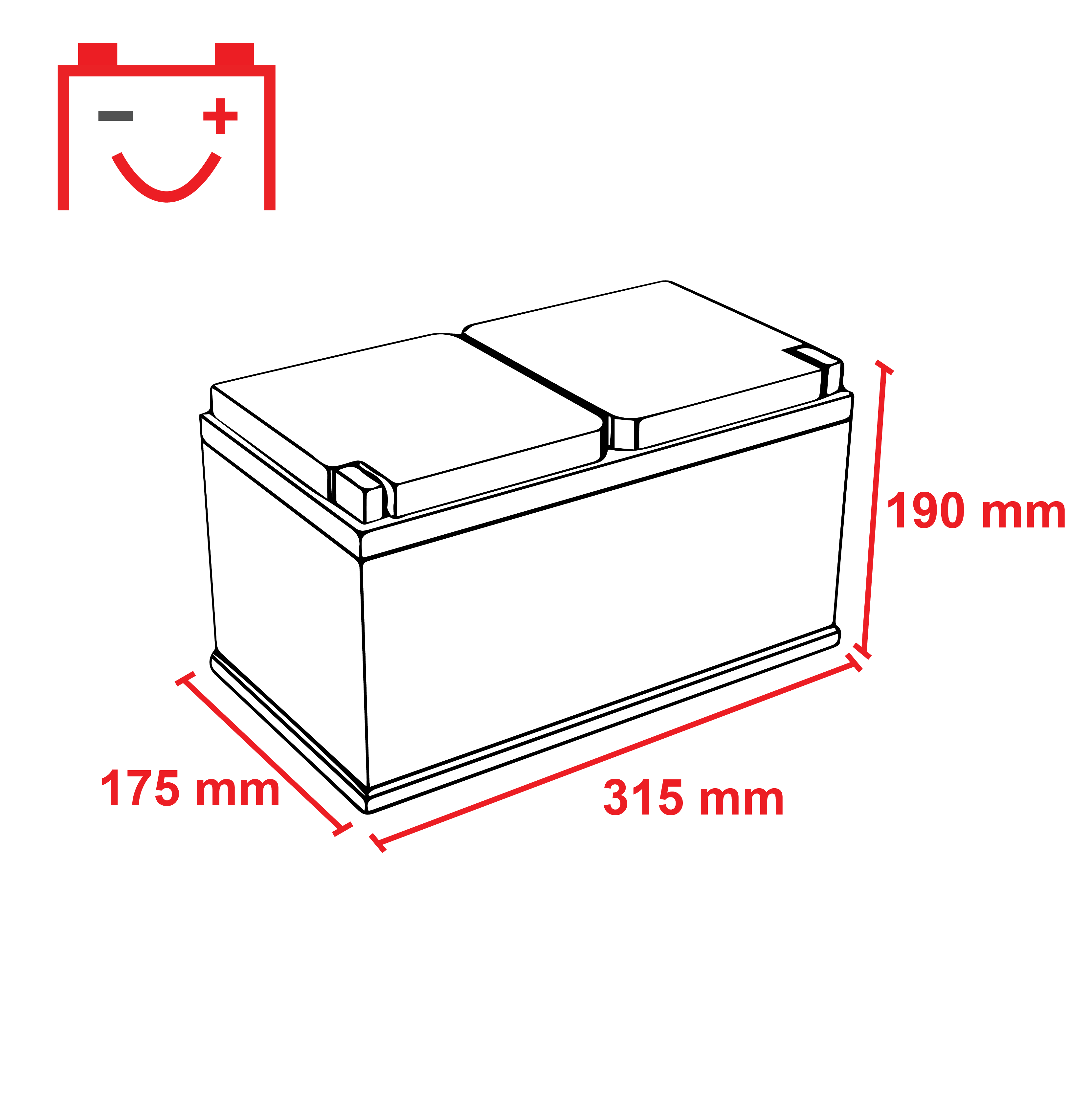 Exide EK800 AGM 80Ah Autobatterie 580 901 080